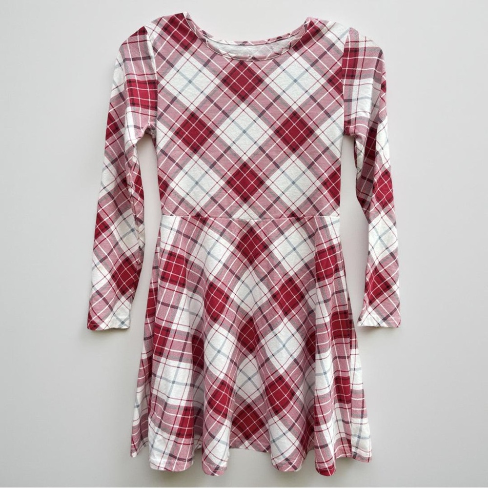 🔥4/$25🔥 The Children’s Place Girls Holiday Plaid Casual Dress